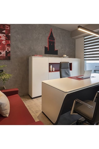Led Aydınlatmalı İstanbul Galata Kulesi Silueti