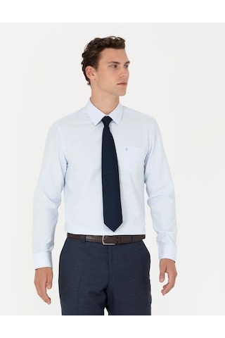 Pierre Cardin Erkek Açık Mavi Basic Gömlek 50277763-vr003 Açık Mavi