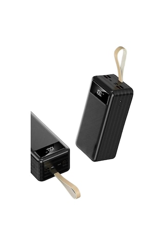 Sptmgldı Hızlı Şarj 4 Çıkışlı Powerbank 60.000 Mah Taşınabilir Dijital Göstergeli Çok Renkli