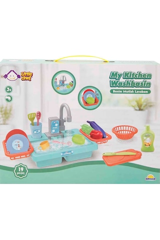Little Chef Benim Mutfak Lavabom Oyun Seti 31728 Mavi