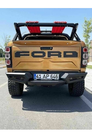 Amarok Off Road Arka Tampon Koruma 2010-2021 Aqm-m20
