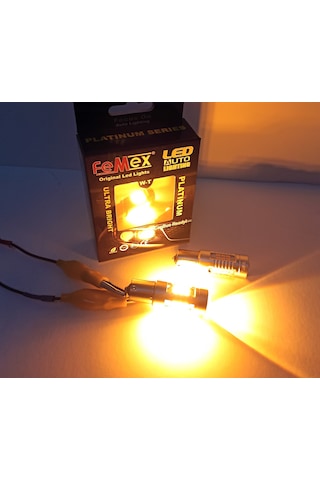 Femex Platinum Py21W 1156 Bau15S 150 Çapraz Tırnak Sinyal Led