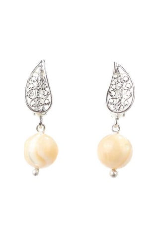 925 Ayar Gümüş Aytaşı Taşlı Küpe