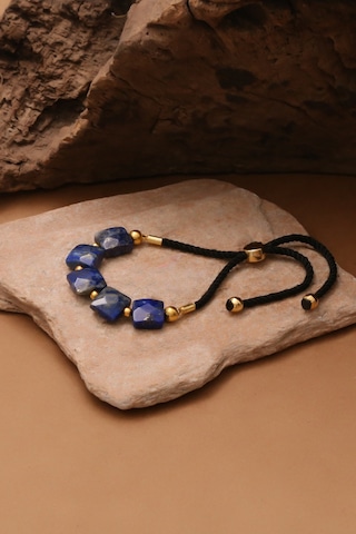 Dünya Doğal Taş Lapis Lazuli Taşı Bileklik Lacivert