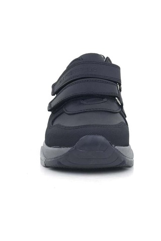 Ortopedikal 3880 Rakerplus Hakiki Deri Siyah Çocuk Sneakers Spor Ayakkabı Cırtlı Siyah
