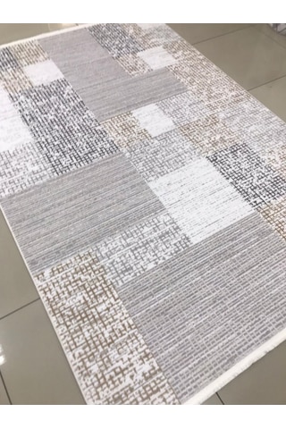 Merinos Halı Vista 76596 957 Serisi Triko Akrilik Salon Oturma Yatak Odası Halısı Gri