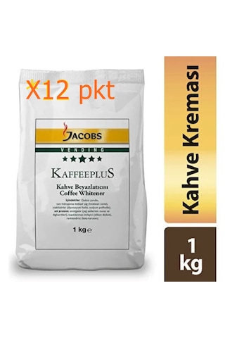 Jacobs Kaffee Plus Süt Tozu 12 x 1 KG Jacobs Kaffee Plus Süt Tozu 12 x 1 KG
