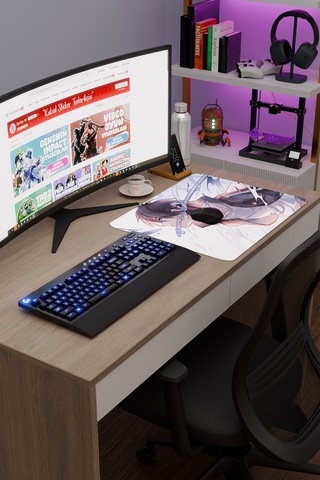 Noragami Kaymaz Dikişli Kauçuk Oyuncu Mousepad V2 - 48x40 Xl Gaming Mouse Pad Fare Altlığı