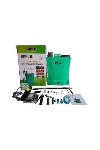 Rapco OD-16A-1 16 Litre Bataryalı Sırt Pülverizatörü