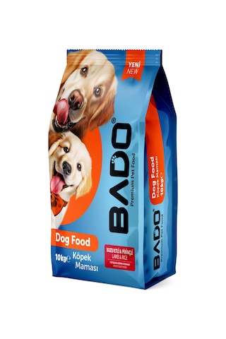 Bado Yetişkin Köpek Maması Kuzu Etli Pirinçli 10 Kg