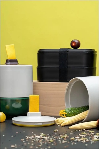 Smart Solutions Okul İçin Çocuklar Ve İşe Giderken Yanınıza Alınabilecek Öğle Yemeği Kutusu 1 L 152748626 Siyah