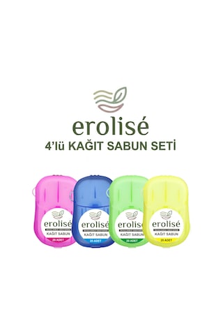 Erolise Elde Erir Kağıt Sabun 4 x 20 Yaprak