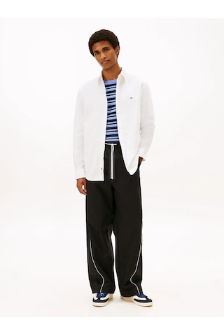 Tommy Hilfiger Tjm Reg Oxford Shırt Ext Erkek Beyaz Uk Gömlek - Dm0dm22836