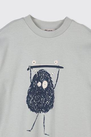 Panço Erkek Çocuk Baskılı Yeşil Pijama Takımı 2511BK39001