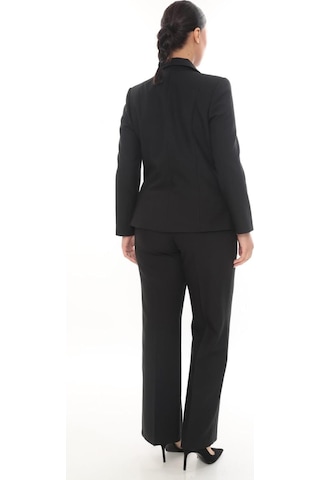Prenses Kadın Şık Blazer Ceket Pantolon Takım Zarif Günlük Ofis Model Siyah