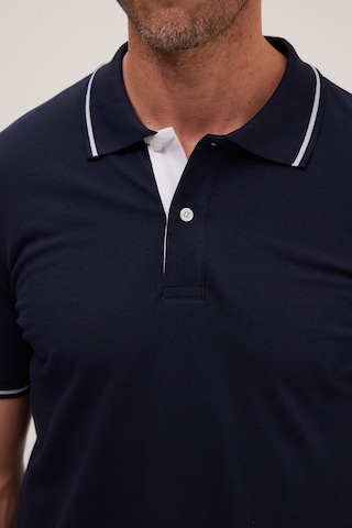 Tudors Erkek Slim Fit Dar Kesim %100 Pamuk Yumuşak Dokulu Serin Tutan Kumaş Düz Pike Lacivert Polo Yaka Tişört-42249 Lacivert