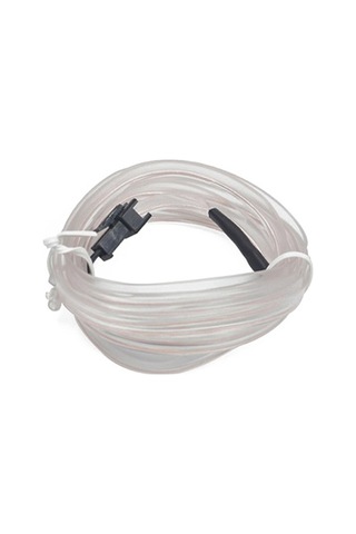 Cbtx Araba Dekorasyonu İçin 5m Usb Araç İç El Şerit Işığı Sürücülü Ortam Işığı Parlayan Halat Işıkları - Beyaz