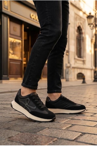Fort Noka Cameron Anatomik Rahat Sneaker Erkek Spor Ayakkabı Siyah