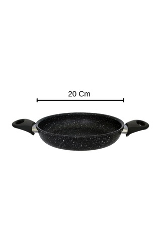 Diez 20 Cm Granit Ezme Sahan Siyah Yanmaz Yapışmaz