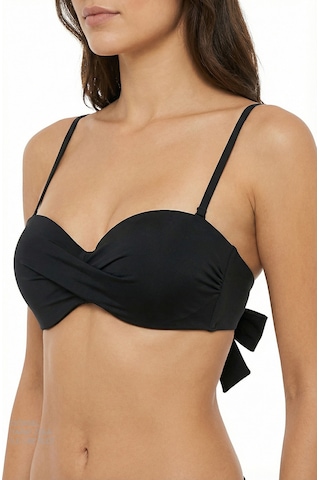 Penti Siyah Straplez Cup Bikini Üstü