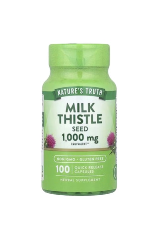 Nature's Truth Milk Thistle Seed 1,000 Mg, 100 Quick Release Caps Aromasız