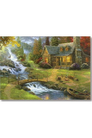 Cakasepetim Ev Dere Ceylan Doğa Ahşap Mdf Tablo