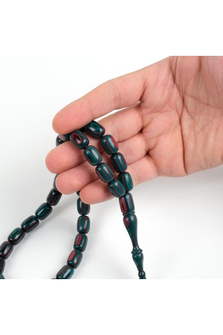 Kafur Ağacı Kapsül Kesim 10x14mm Tesbih Çok Renkli