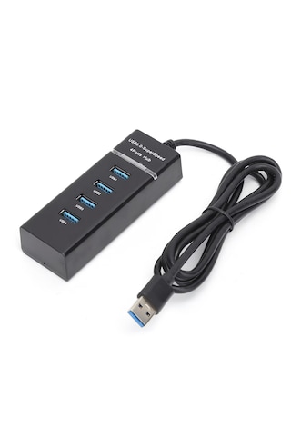 Onezero Zr248 4 Portlu Usb Hub Çoklayıcı 1x Usb 3.0 + 3x Usb 2.0 1.2 Metre Kablolu Masaüstü Dağıtıcı Adaptör