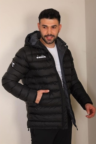 Diadora Asos - Siyah Erkek Şişme Mont - Asossiyah Siyah