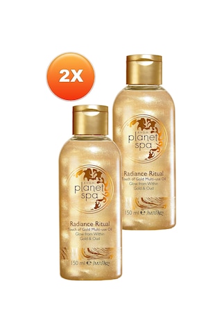 Avon Planet Spa Radiance Ritüel Dokunuş Altın Masaj Yağı 2 x 150 ML