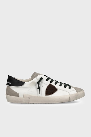 Philippe Model Deri Logolu Sneaker Ayakkabı Erkek Ayakkabı Prluwx55 Beyaz-siyah