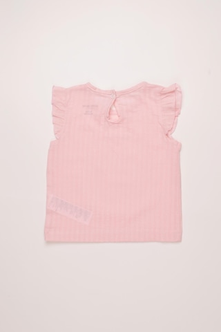 Pierre Cardin Pamuk Kız Çocuk Yazlık Dokuma Şortlu Takım 303789 Pembe