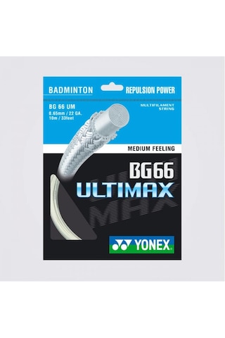 Yonex Bg 66 Ultimax Badminton Kordajı Beyaz 10 M
