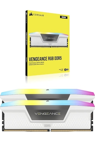 Corsair Vengeance Rgb 32 Gb 2x16 6400 Mhz Cl36 Cmh32gx5m2b6400c36w Ddr5 Ram
