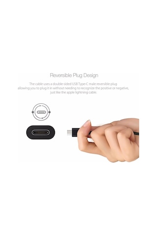 Alfais 5109 Usb Type-C 3.1 To Usb 3.0 2 Metre Çevirici Dönüştürücü Adaptör Kablosu