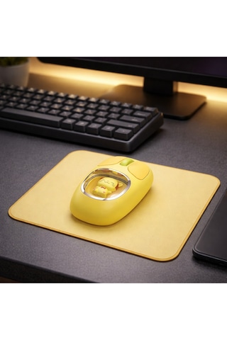 Pikacu Detaylı Sevimli Bluetooth Kablosuz Mouse Şarjlı Sessiz Çift Mod Diğer