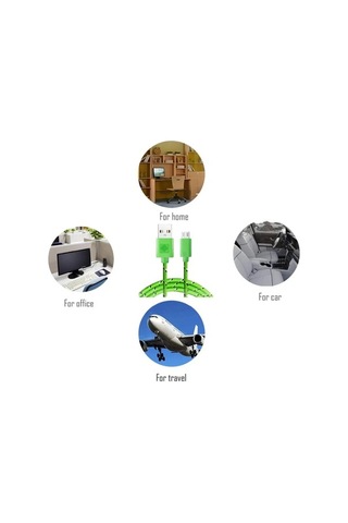 Tongxida 3m/2m/1m Mikro Usb 2.4a Hızlı Şarj & Veri同步 Kablosu - Rose Red - Mobil Cep Telefonu İçin