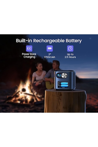 Wimius Q2 Pico Taşınabilir Projektör