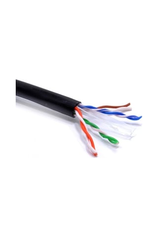 Cat6 Kablo 30 Metre Siyah Jaksız