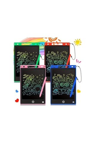 Trendooze Yeşil Gaojunshop01 Eğitici Lcd Yazı Tahtası Çizim Tableti Tek Tıkla Silme Yeşil