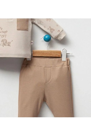 By Bubbles Toys Erkek Bebek 2'li Takım Bej