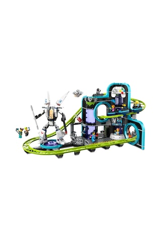 LEGO® City Robot Dünyası Hız Treni Parkı 60421 - 8 Yaş & Üzeri Çocuklar için Yaratıcı Oyuncak Yapım Seti (986 Parça)