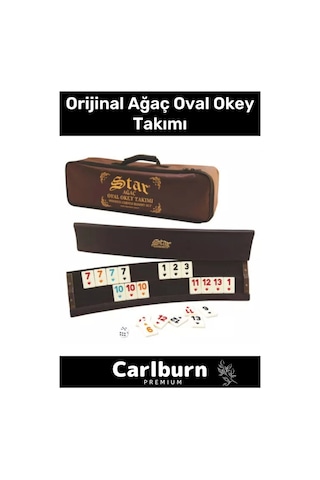 Özel Üretim Vip Çantalı Büyük Boy Istakalı Eğlence Hobi Oyun 101 Ağaç Orijinal Ağaç Oval Okey Takımı