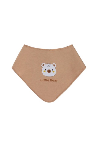 Civil Baby Ayıcık Empirme 2 Kat 2'li Mama Önlüğü - Kahverengi