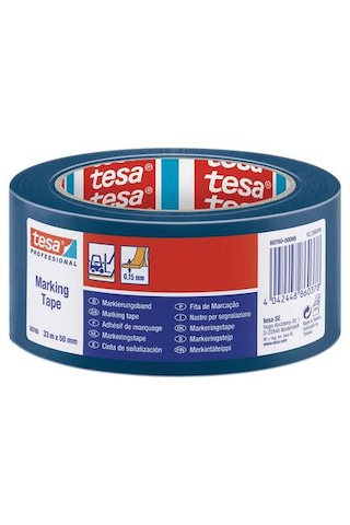 60760 Tesa Yer İşaretleme Ve İkaz Bandı 33mt 50mm Mavi
