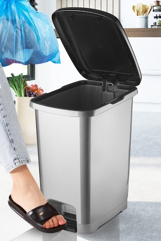 Nandy Home 25 Lt Eco Slim Pedallı Çöp Kovası Antrasit