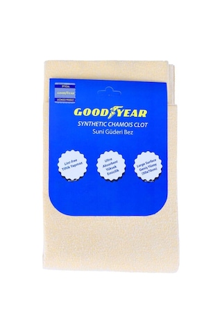 Goodyear Goodyear Oto Yıkama Bez Seti Güderi Bez - Mikrofiber Bez - Yıkama Süngeri