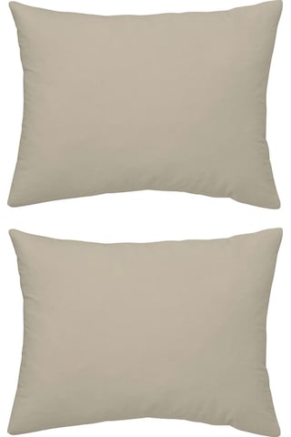 Makiteks Yüzde Yüz Pamuklu 2 Adet 35x45 Cm Gri Düz Boya Bebek Yastık Kılıfı Gri