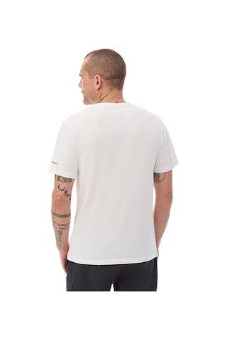 Columbia Cs0481 Csc M Stacked Gem Ss Erkek T-shirt-33123 Beyaz