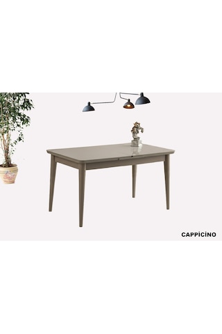 Kelebek Açılır Mdf Masa Mutfak,salon,yemek Odası Masası 80x130 Cm Cappuccino